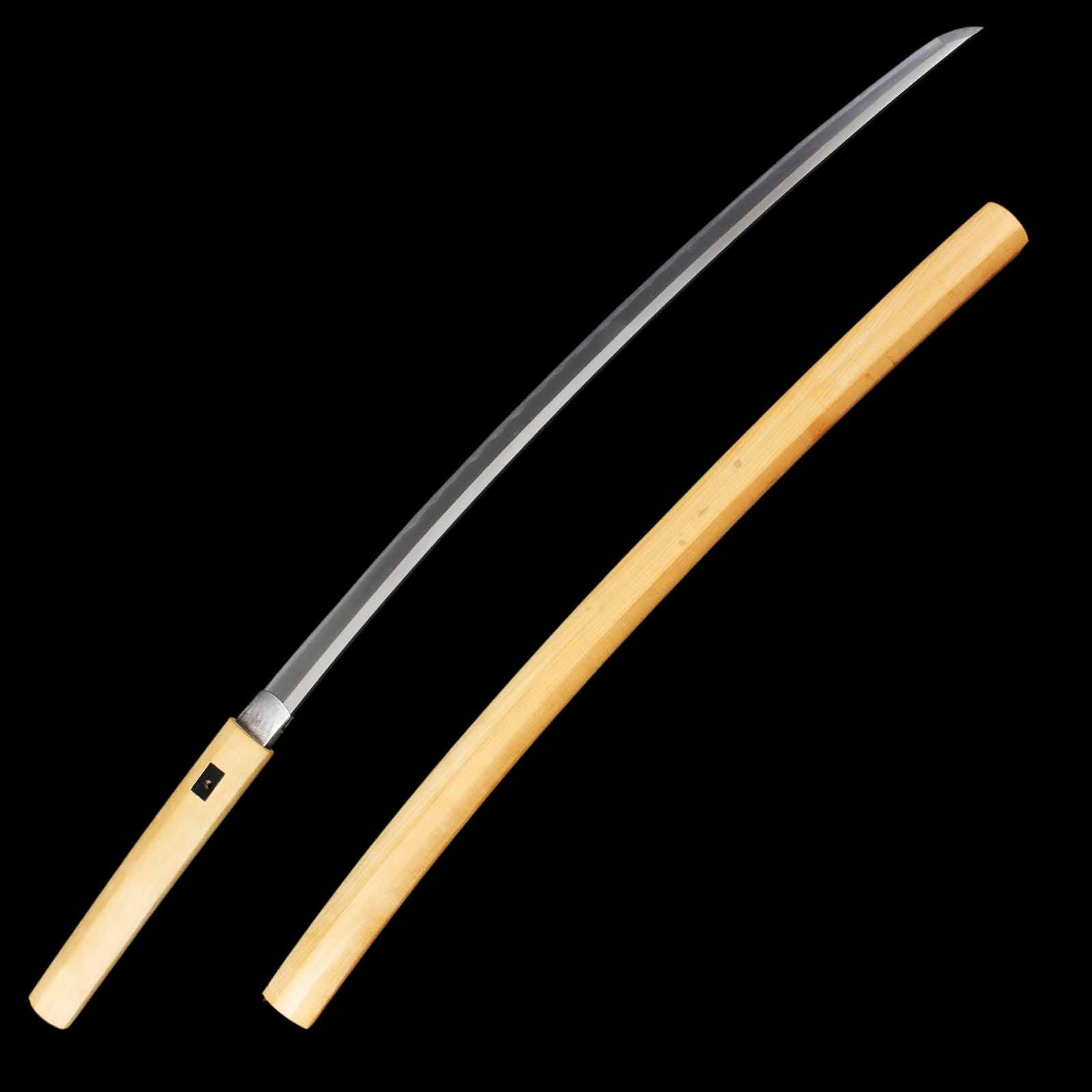 Katana - Mumei(No Signature) - NBTHK Certificate(Fujishima) - Uchigatana/Shirasaya Koshirae - Suriage Nakago - Koto Era