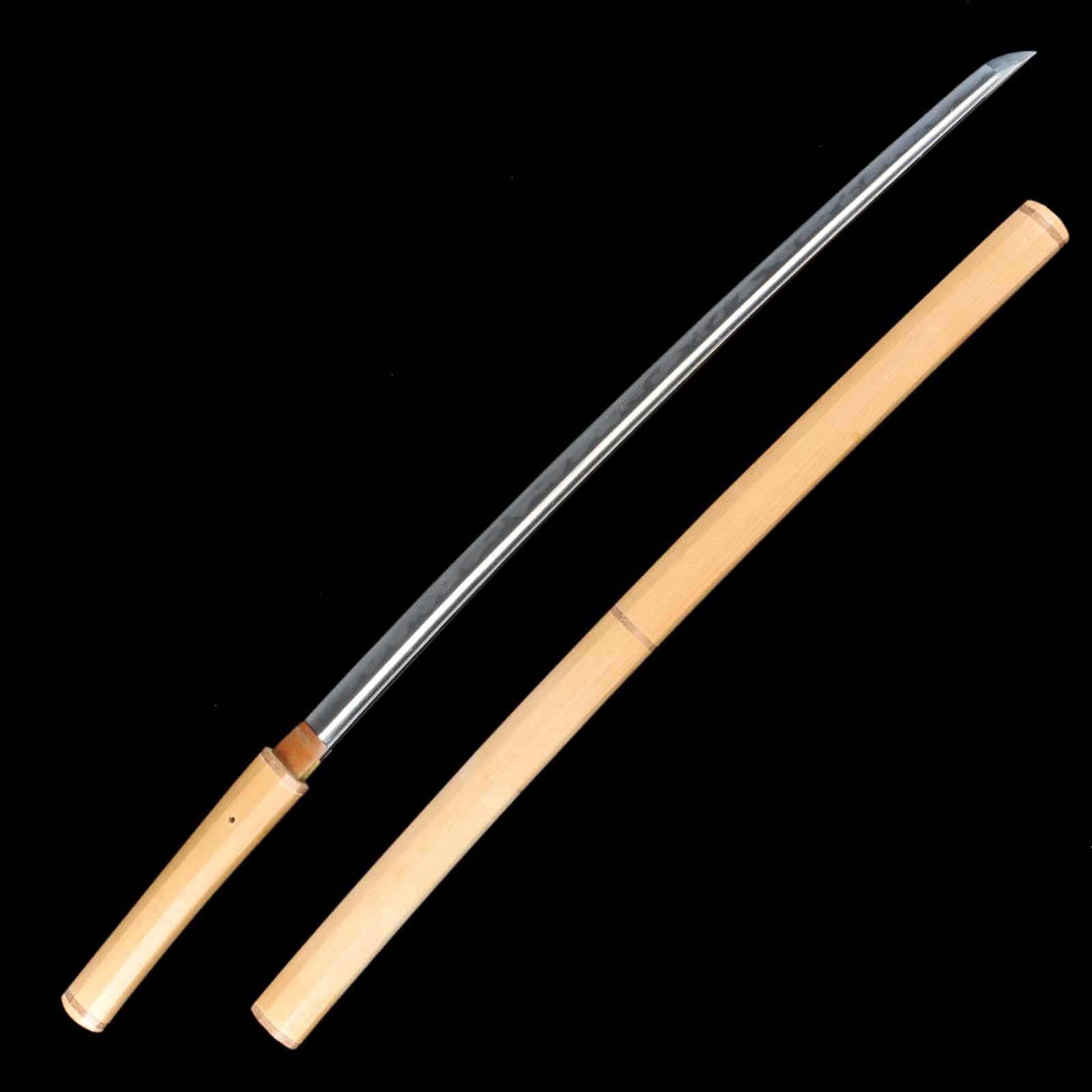 Katana - Mumei(No Signature) - NBTHK Hozon Certificate(Hisamichi) - Shirasaya - Suriage Nakago - Shinto Era - Hiroshima 57465