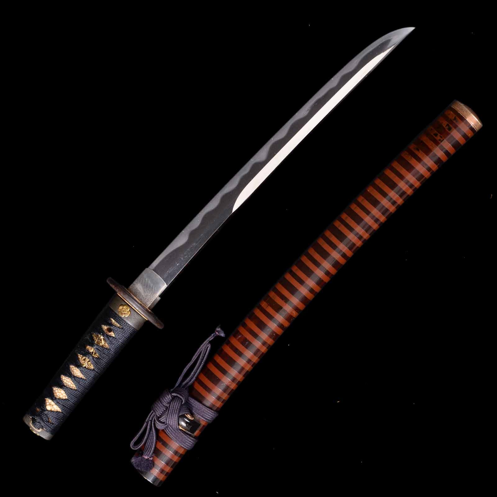 O-Tanto - Mumei(No Signature) - NBTHK Hozon Certificate(Tezukayama) - Uchigatana/Shirasaya Koshirae - Ubu Nakago - Shinto Era - Kanagawa 66177