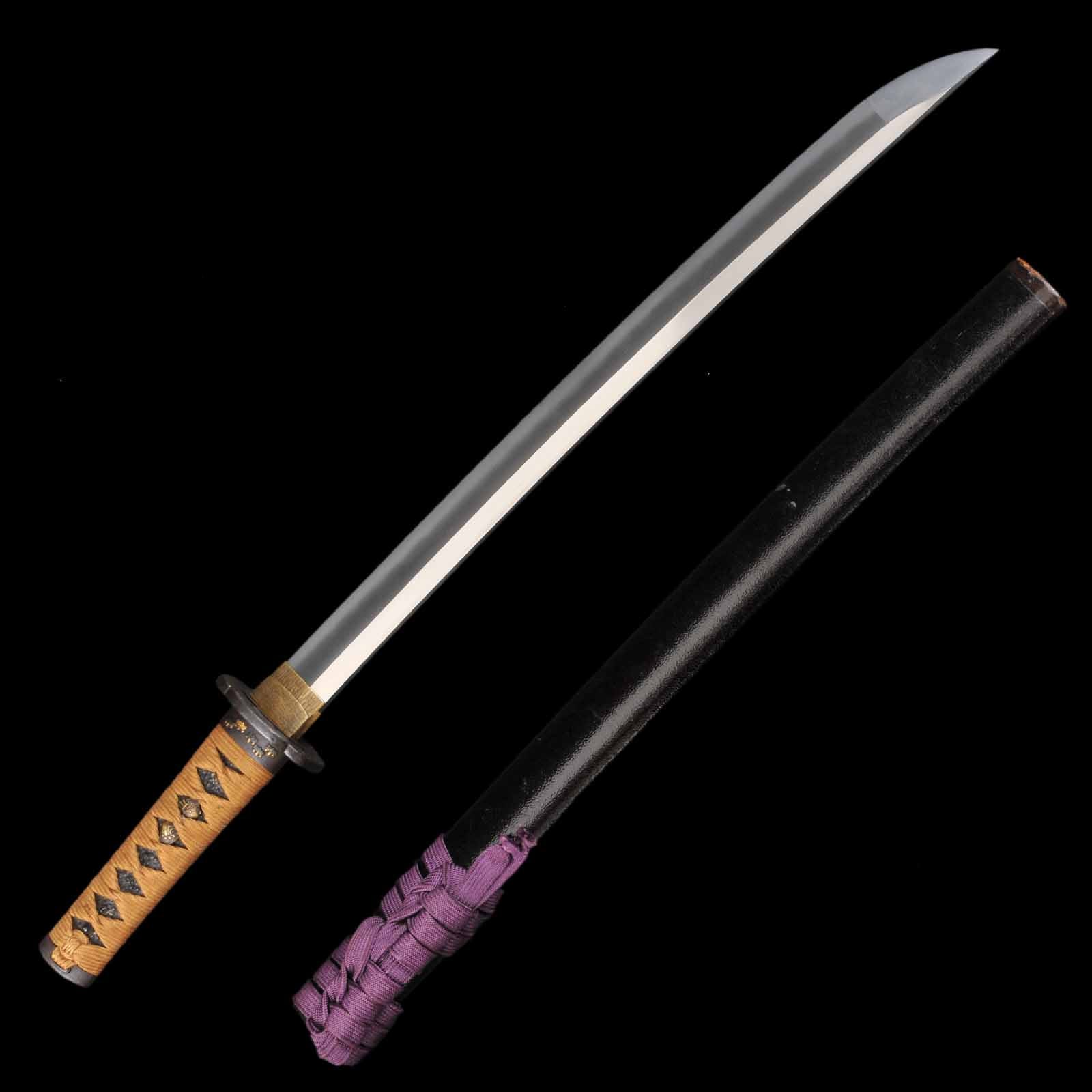 Wakizashi - Mumei(No Signature) - Uchigatana Koshirae - Ubu Nakago - Shinto Era - Shizuoka 72289