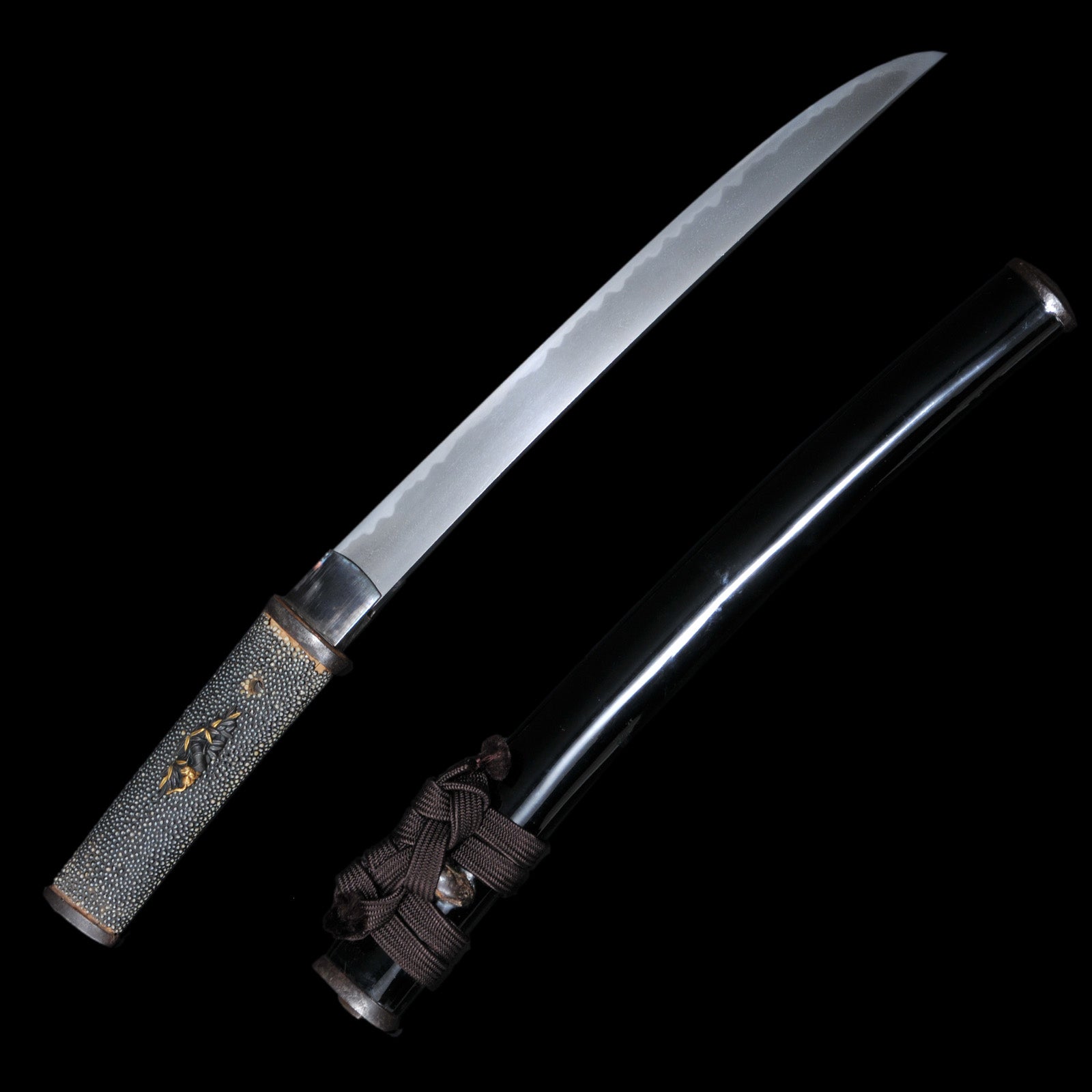 Wakizashi - Mumei(No Signature) - Aikuchi/Shirasaya Koshirae - Ubu Nakago - Shinto Era - Kyoto 36349