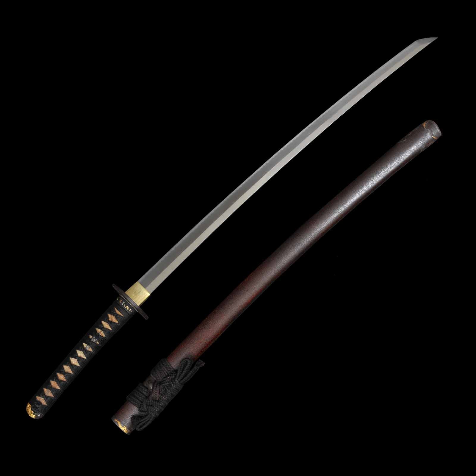 Mumei(No Signature) - NBTHK Certificate - Uchigatana Koshirae - Suriage Nakago - Shinto Era