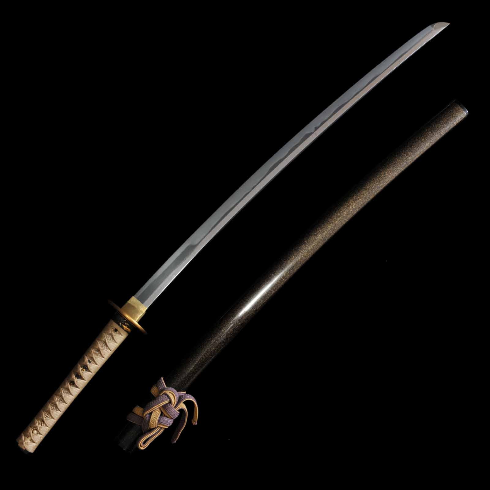 Katana - Yoshisada - NBTHK Tokubetsu Hozon Certificate - Uchigatana/Shirasaya Koshirae - Ubu Nakago - Shinto Era - Tochigi 5940