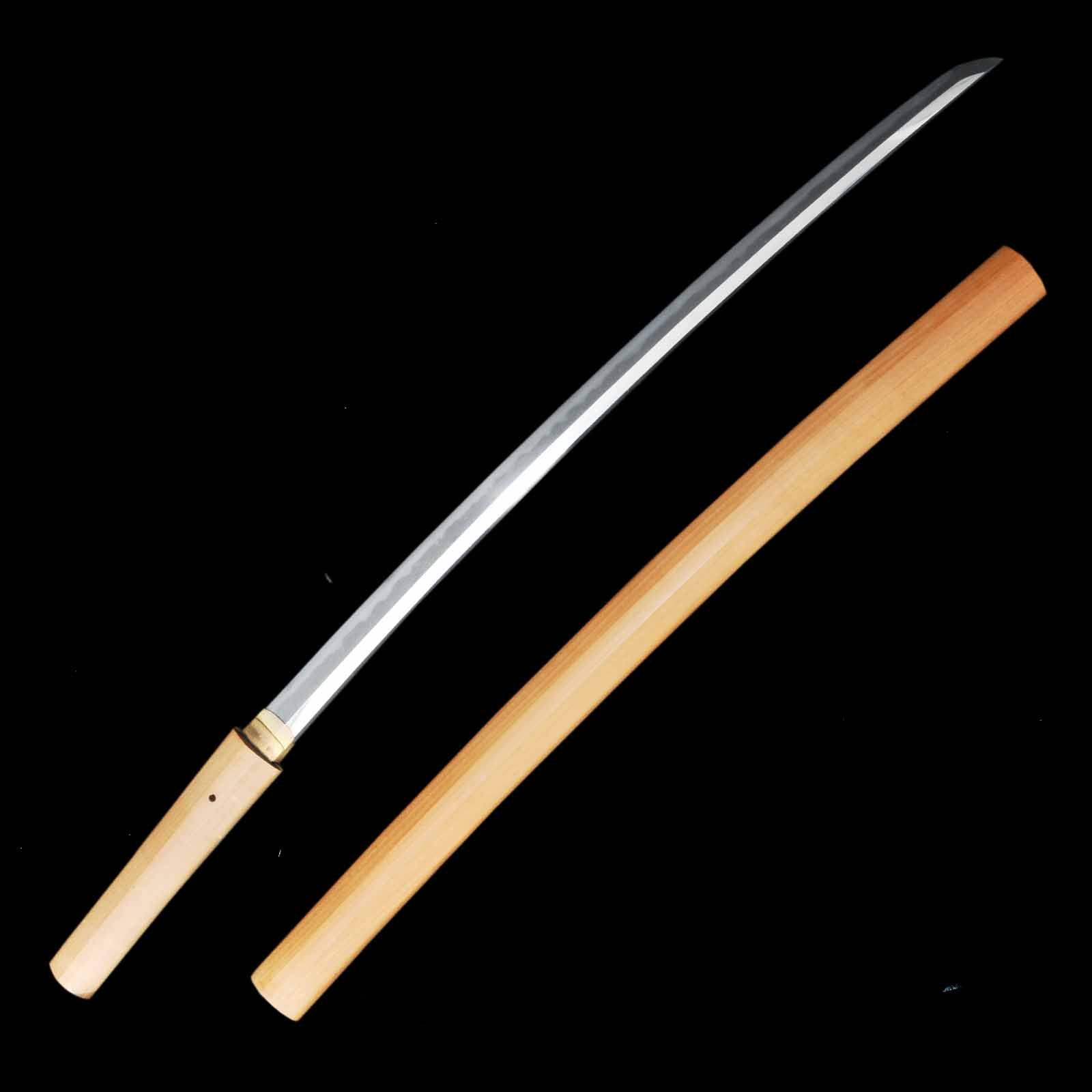 Katana - Mumei(No Sigunature) - NBTHK Hozon Certificate(Hirotaka) - Shirasaya Koshirae - Ubu Nakago - Shinto Era - Saga 4491