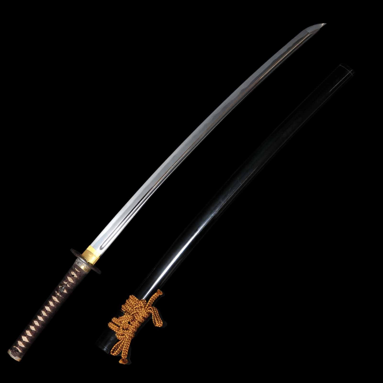 Katana - Kunimasa - NBTHK Tokubetsu Hozon Certificate - Uchigatana/Shirasaya Koshirae - Ubu Nakago - Shinto Era - Kyoto 60958