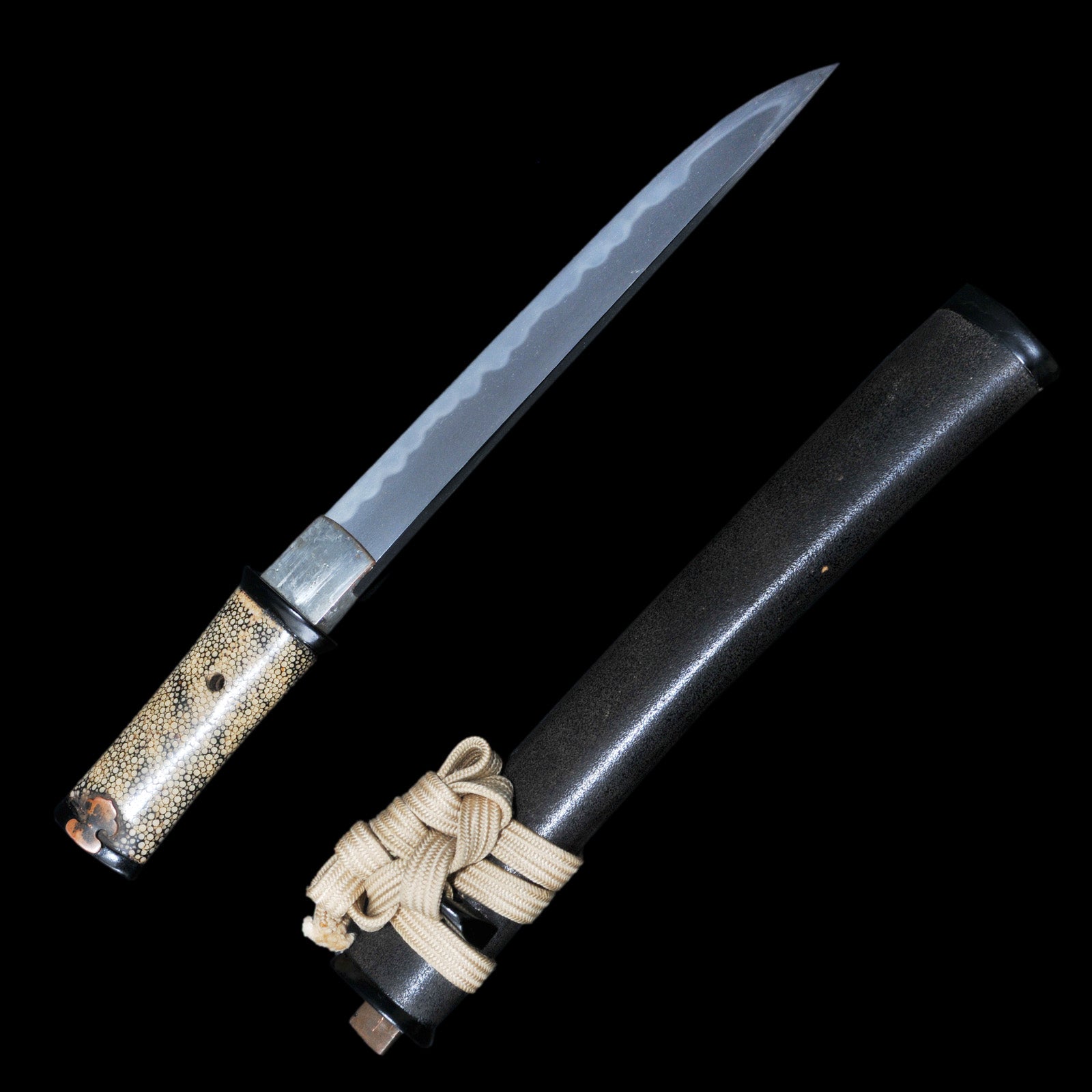 Tanto - Mumei(No Signature) - Aikuchi Koshirae - Ubu Nakago - Shinto Era - Yamagata 51082