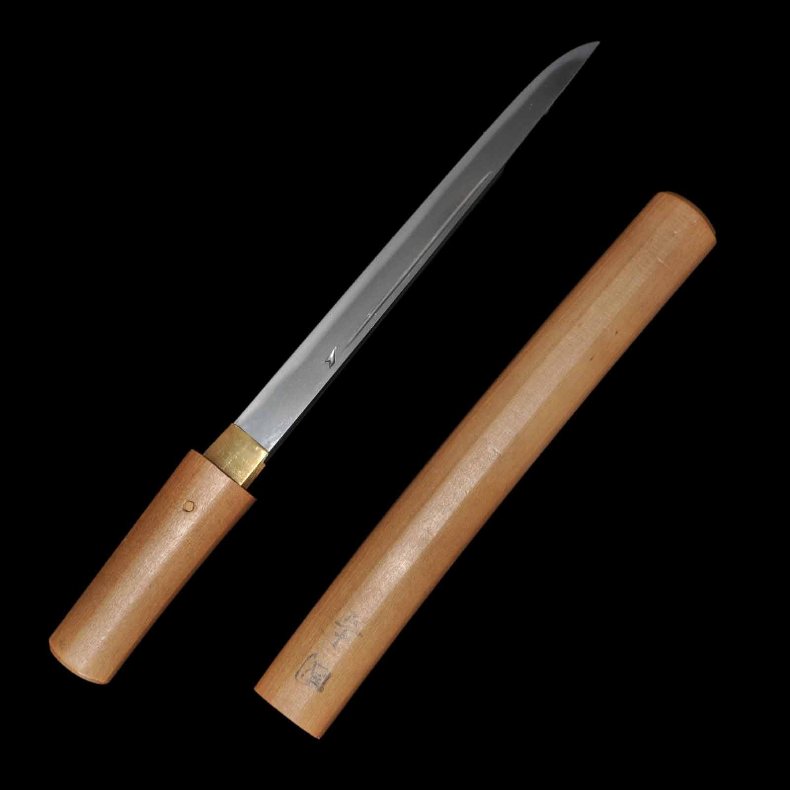 Tanto - Kuniyoshi - Shirasaya Koshirae - Ubu Nakago - Shinto Era - Iwate 16105