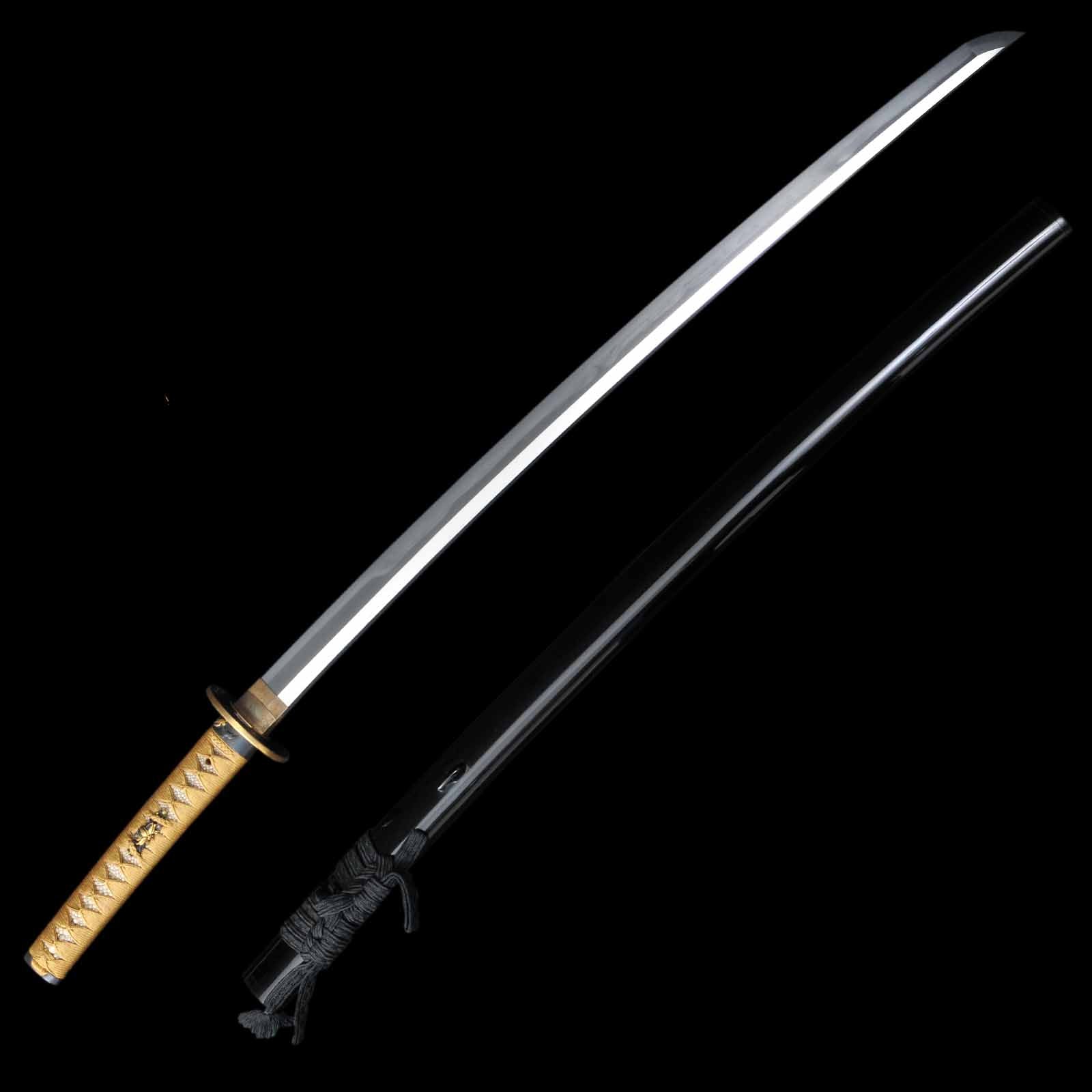 Katana - Naomichi - NBTHK Tokubetsu Hozon Certificate - Uchigatana/Shirasaya Koshirae - Ubu Nakago - Shinto Era - Tokyo 158334