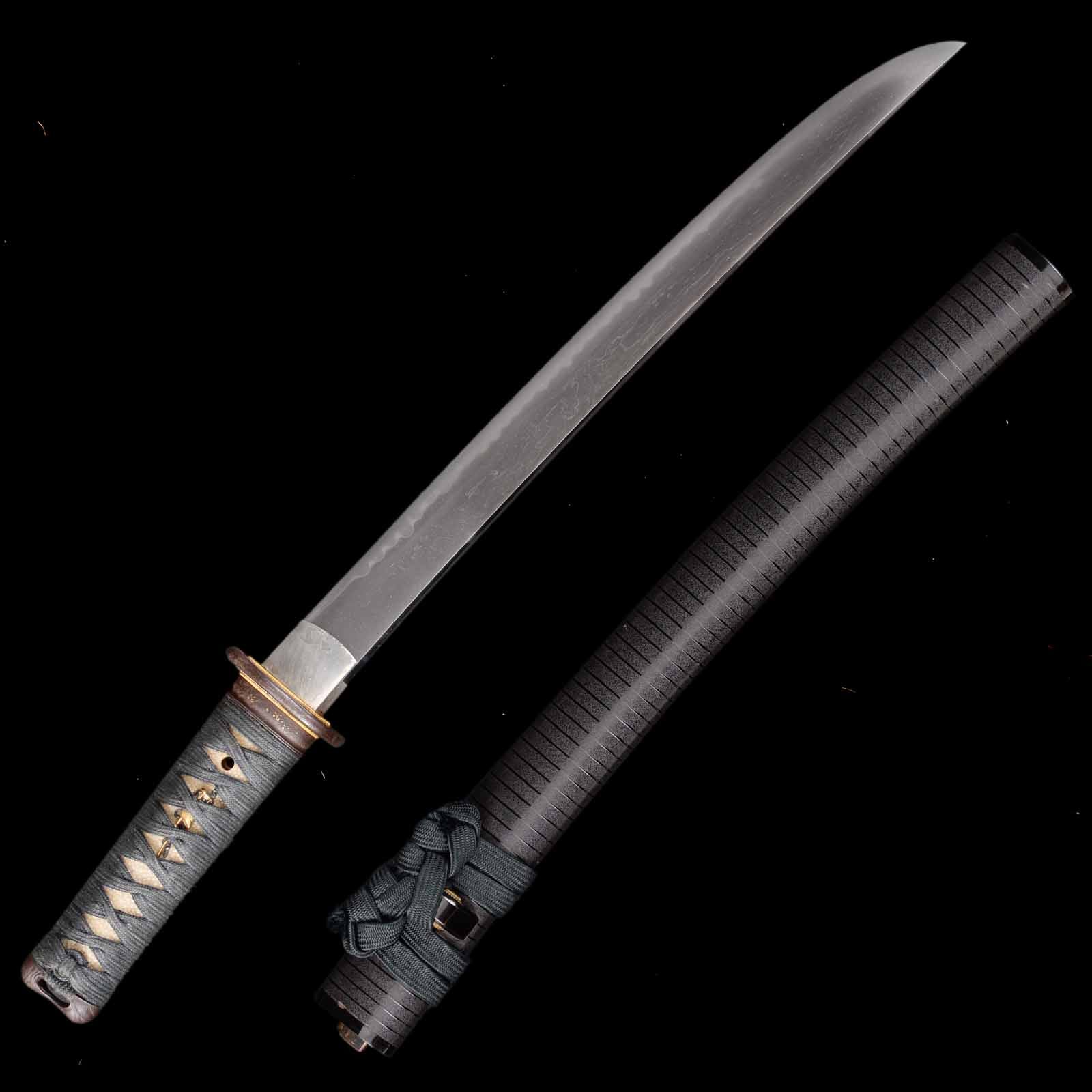 O-Tanto - Tomotsugu - NBTHK Hozon Certificate - Tanto Koshirae - Ubu Nakago - Shinshinto Era - Tokyo 258719