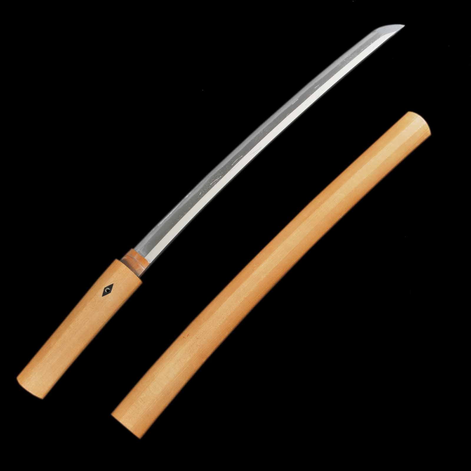 Wakizashi - Mumei(No Signature) - Shirasaya Koshirae - Suriage Nakago - Shinshinto