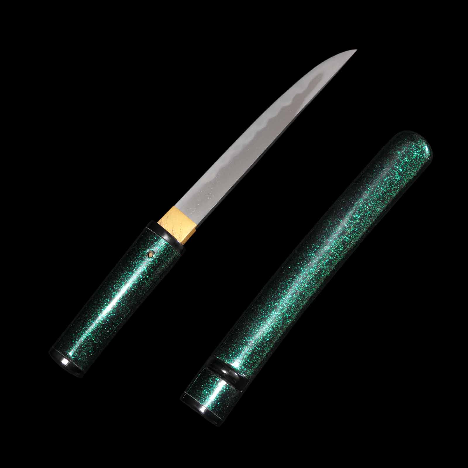 Tanto - Nagasada - Aikuchi Koshirae - Ubu Nakago - Shinshinto Era - Gifu 084928