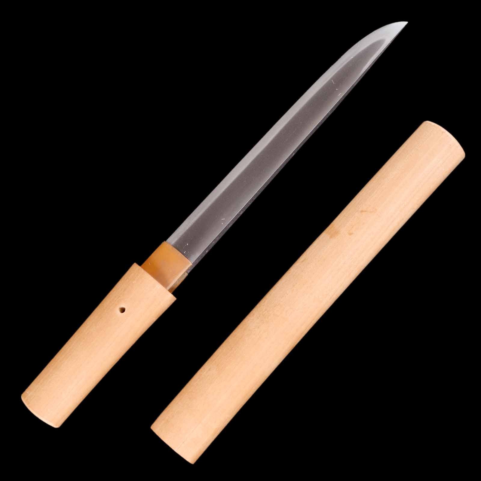 Tanto - Kunishige - Shirasaya - Ubu Nakago - Shinshinto Era - Nagano 23769