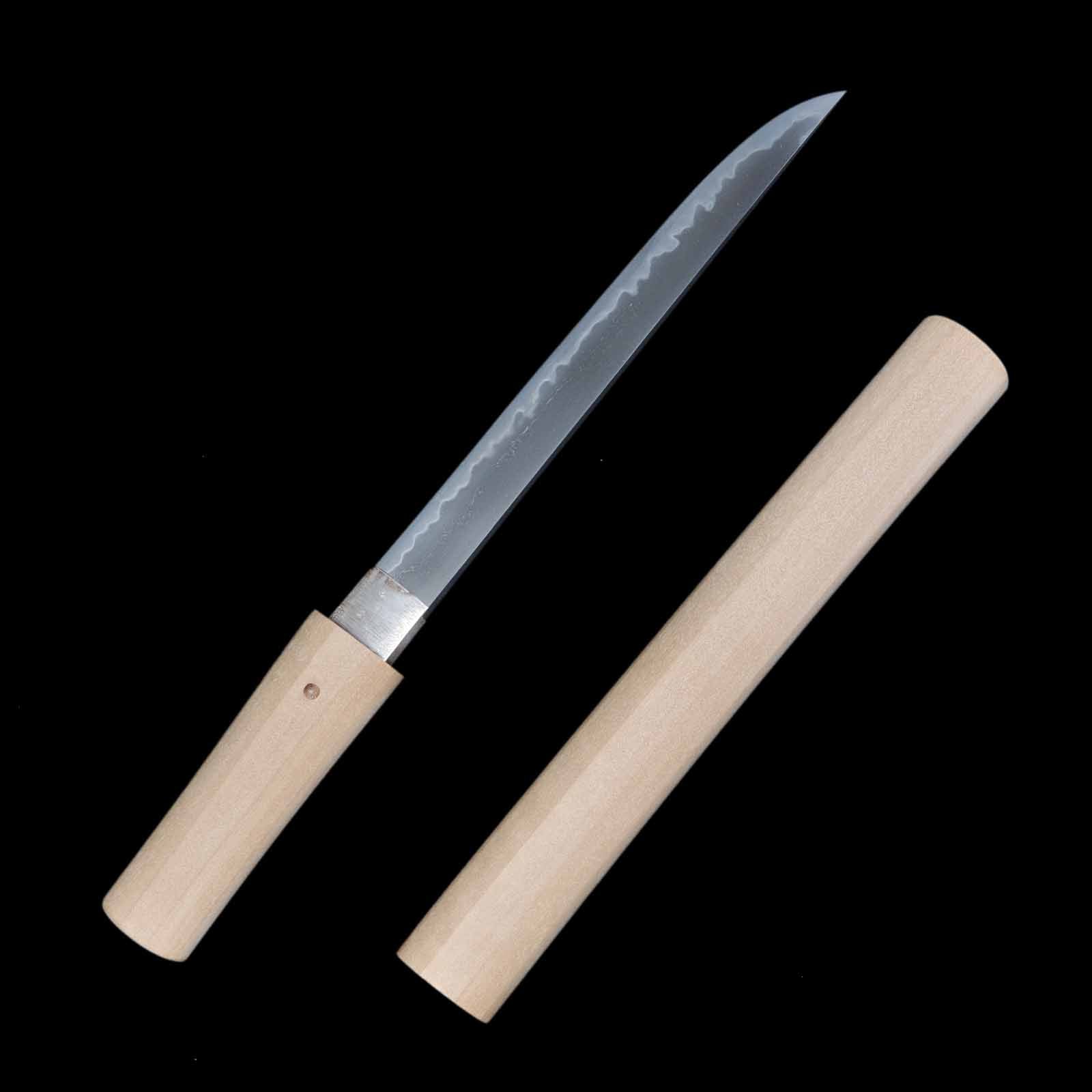 Tanto - Tsunatoshi - NBTHK Hozon Certificate - Shirasaya Koshirae - Ubu Nakago - Shinshinto Era - Gunma 28737