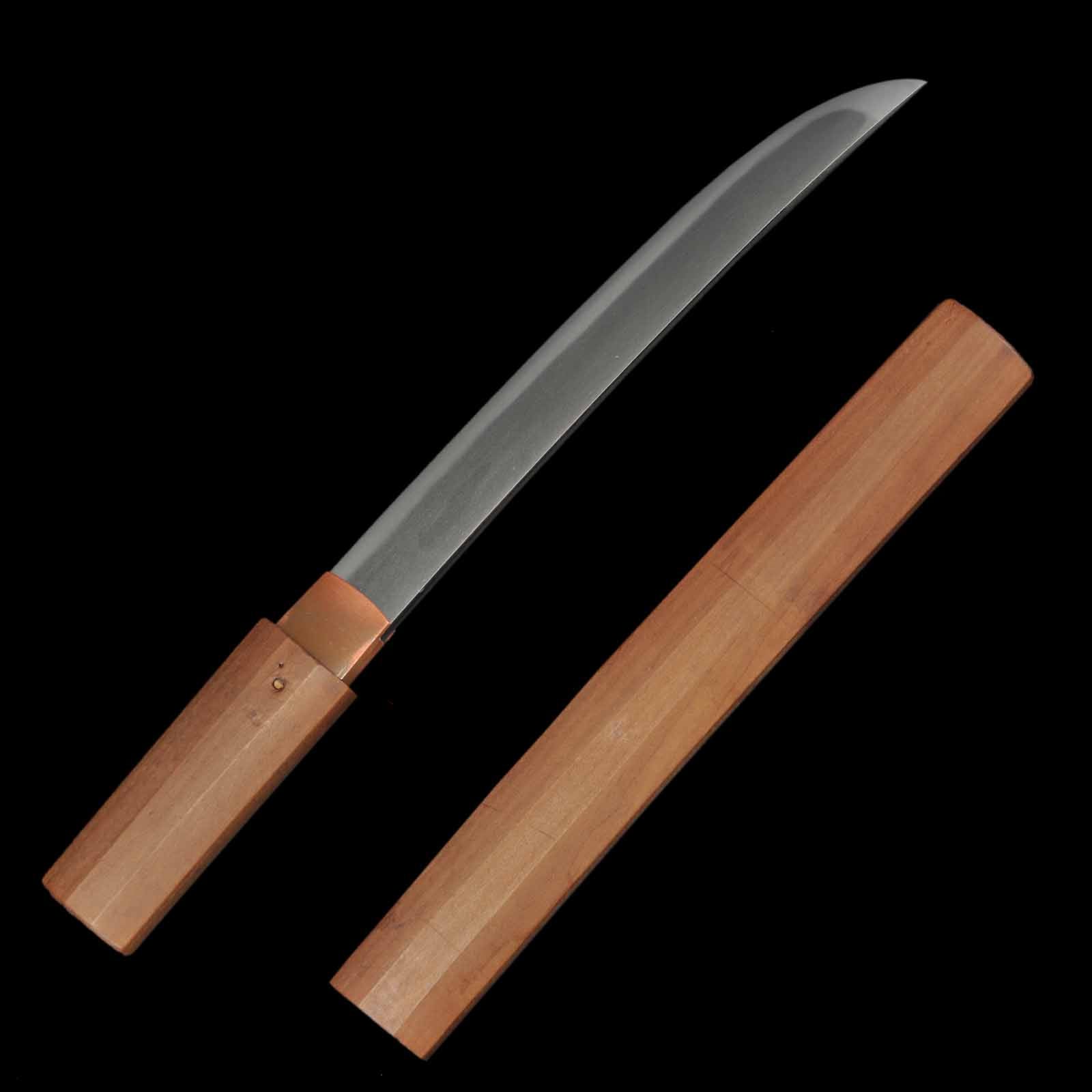 Tanto - Kanetomo - Shirasaya Koshirae - Ubu Nakago - Shinshinto Era - Nagasaki 024917