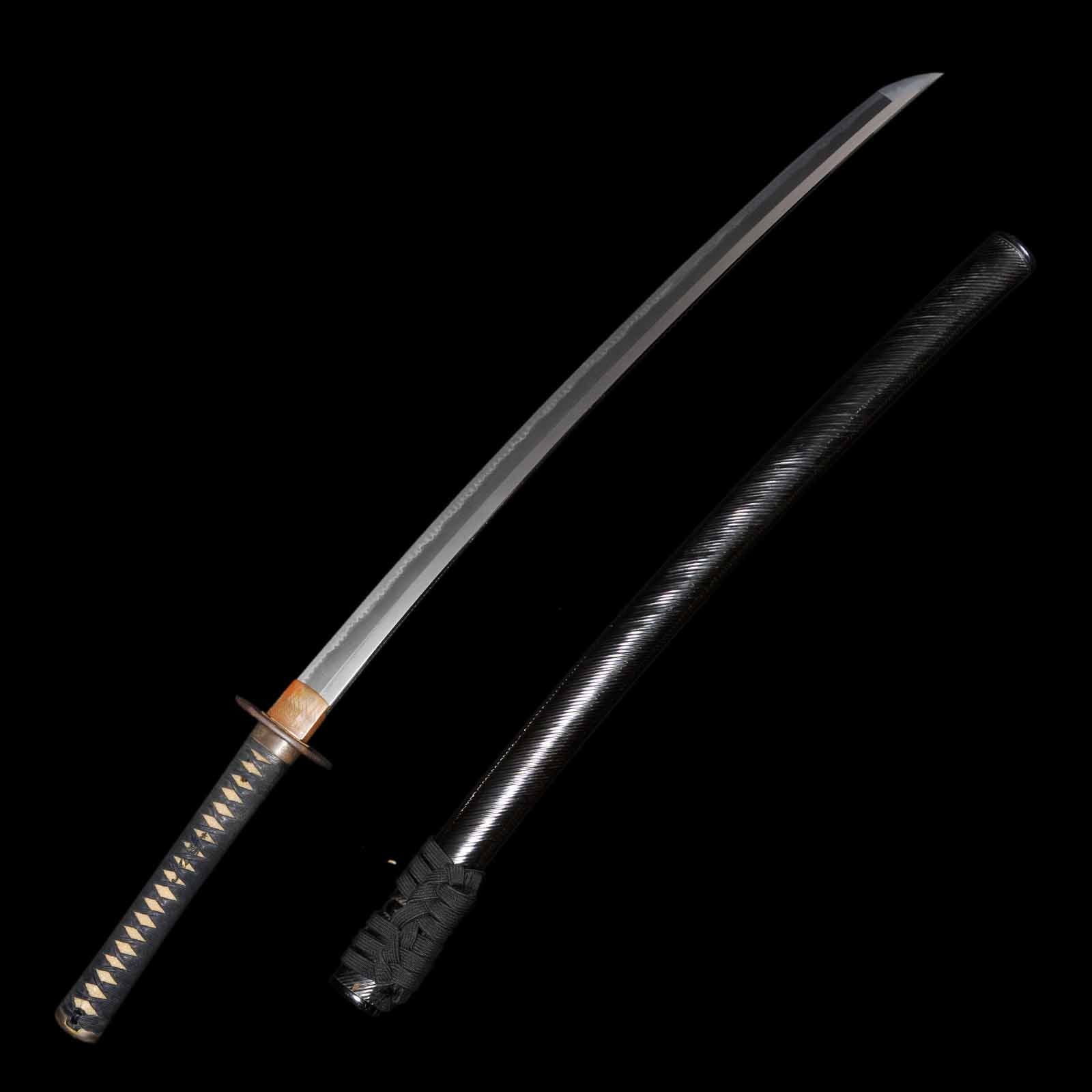 Katana - Munehiro - NBTHK Tokubetsu Hozon Certificate - Uchigatana/Shirasaya Koshirae - Ubu Nakago - Shinshinto Era - Mie 8479