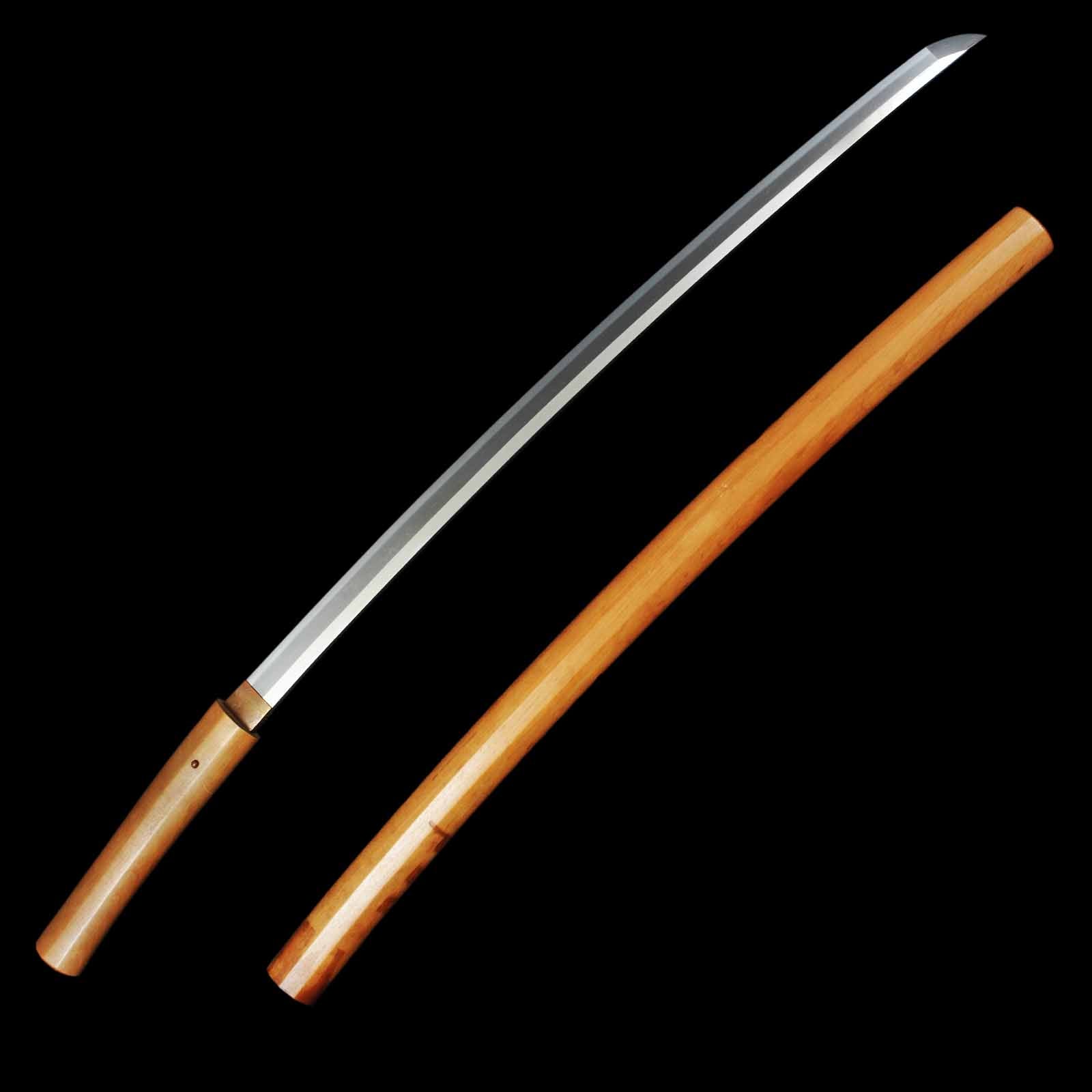 Katana - Kunimitsu - NBTHK Certificate - Shirasaya Koshirae - Ubu Nakago - Shinshinto Era