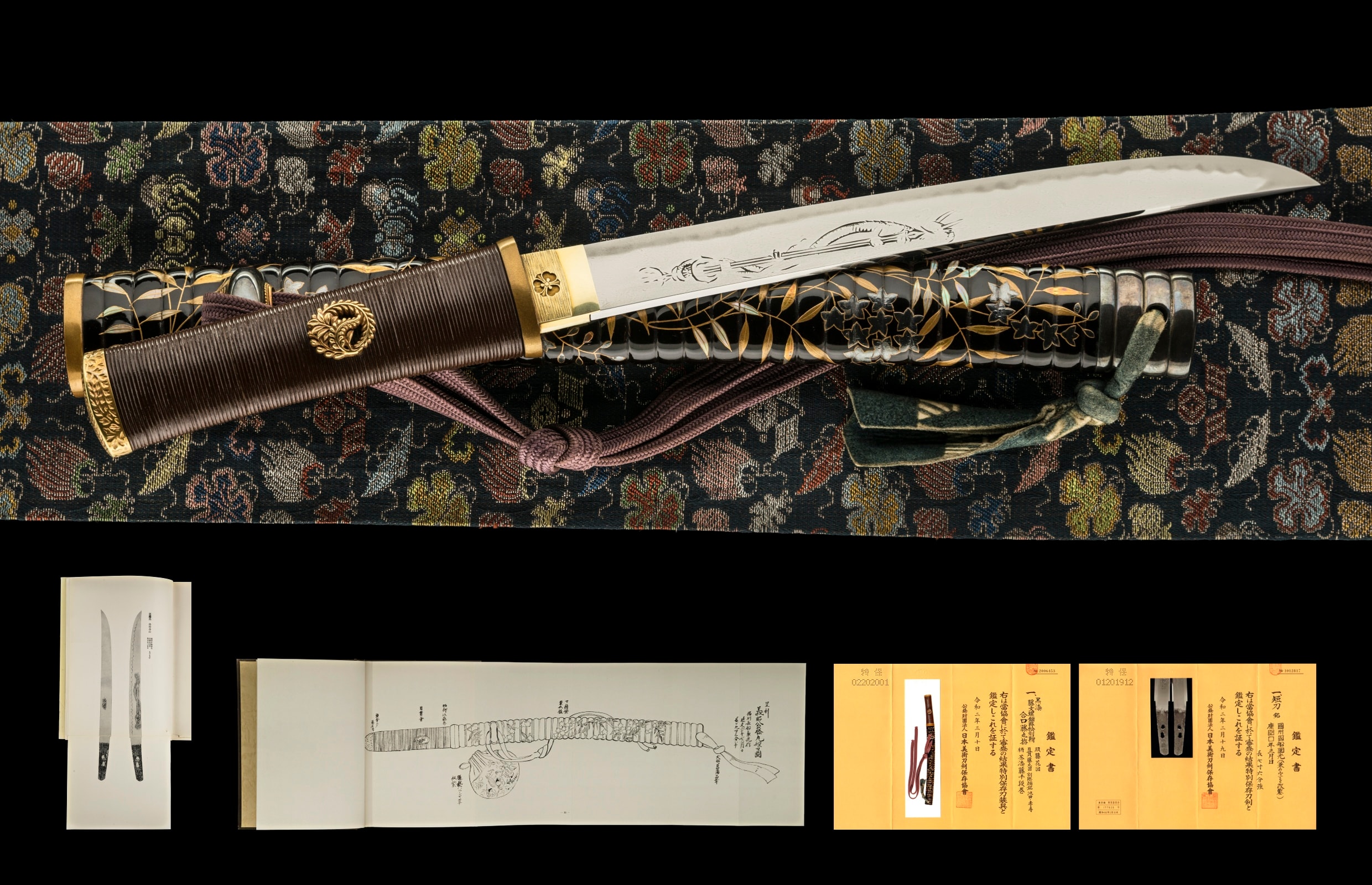 Tanto - Tokuho - by Osafune Kanemitsu - A SHODAI KANEMITSU TANTO (備州長船兼光)