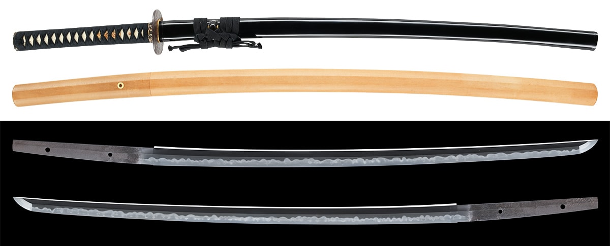 Katana - Hozon - by Shinto Terukane - 2nd Generation Kanesada (Sakakura Gon-no-shin Terukane) - Owazamono, NBTHK Hozon Token