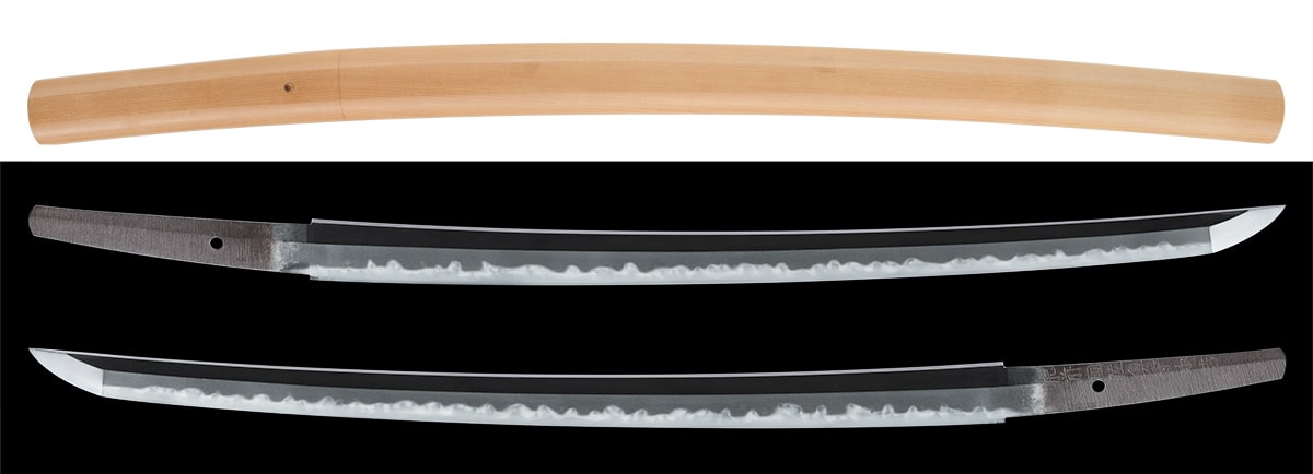 Wakizashi - Tokuho - by Hizen Tadayoshi - Hizen Mutsu-no-kami Tadayoshi (Saijo-O-Wazamono) - NBTHK Tokubetsu Hozon Token