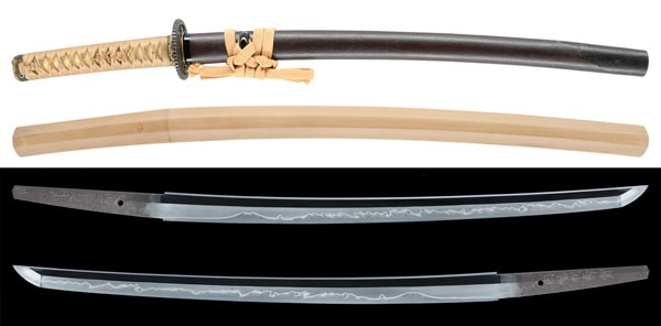 Wakizashi - Tokuho - by Toshizane - Inaba-koku Toshizane (Minryushi Toshizane) - NBTHK Tokubetsu Hozon Token