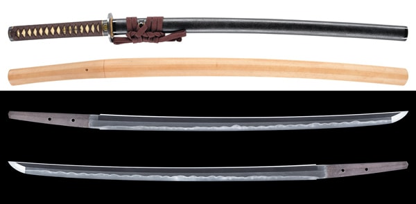 Katana - Hozon - by Nobuyoshi - Mumei Shinano-no-kami Nobuyoshi (Wazamono) with NBTHK Hozon Token Certificate