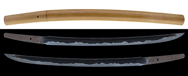 Wakizashi - Tokuho - by Suishinshi Masahide Naotane - Taikei Naotane - Tokubetsu Hozon Token