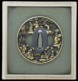 Tsuba - Hozon - by Hikone Soten - Soten