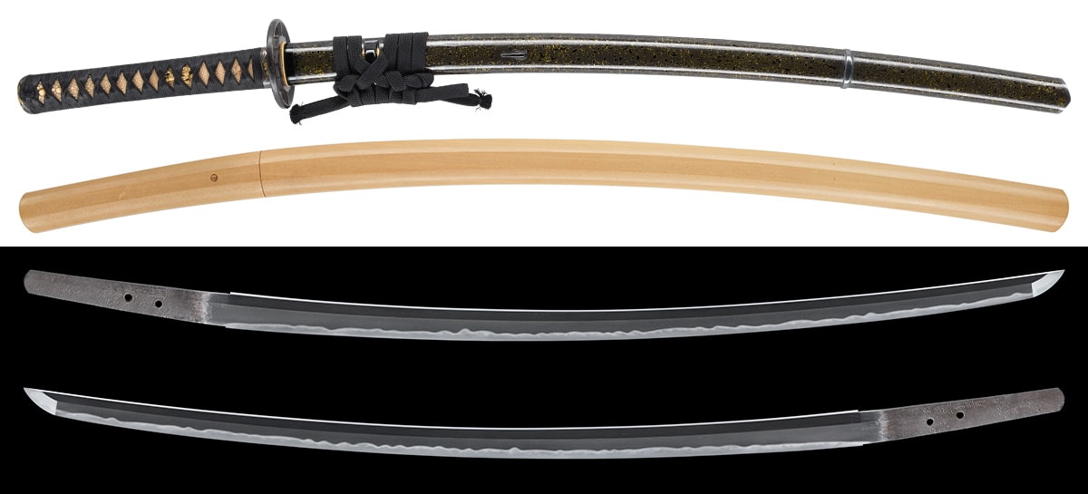 Katana - Jūyō - by Kozori Moromitsu - Bishu Osafune Moromitsu - NBTHK Juyo Token / Tokubetsu Hozon Tosogu