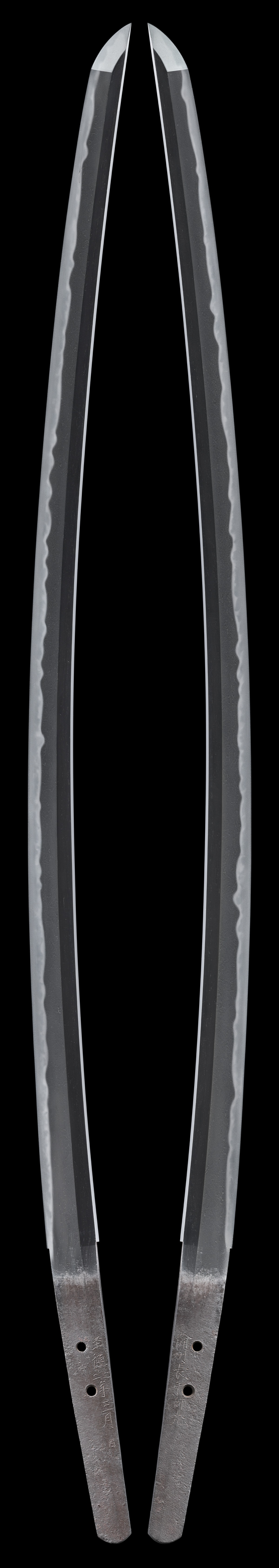 Katana - Jūyō - by Kozori Moromitsu - Bishu-Osafune Moromitsu with NBTHK Juyo Token and Tokubetsu Hozon Tosogu