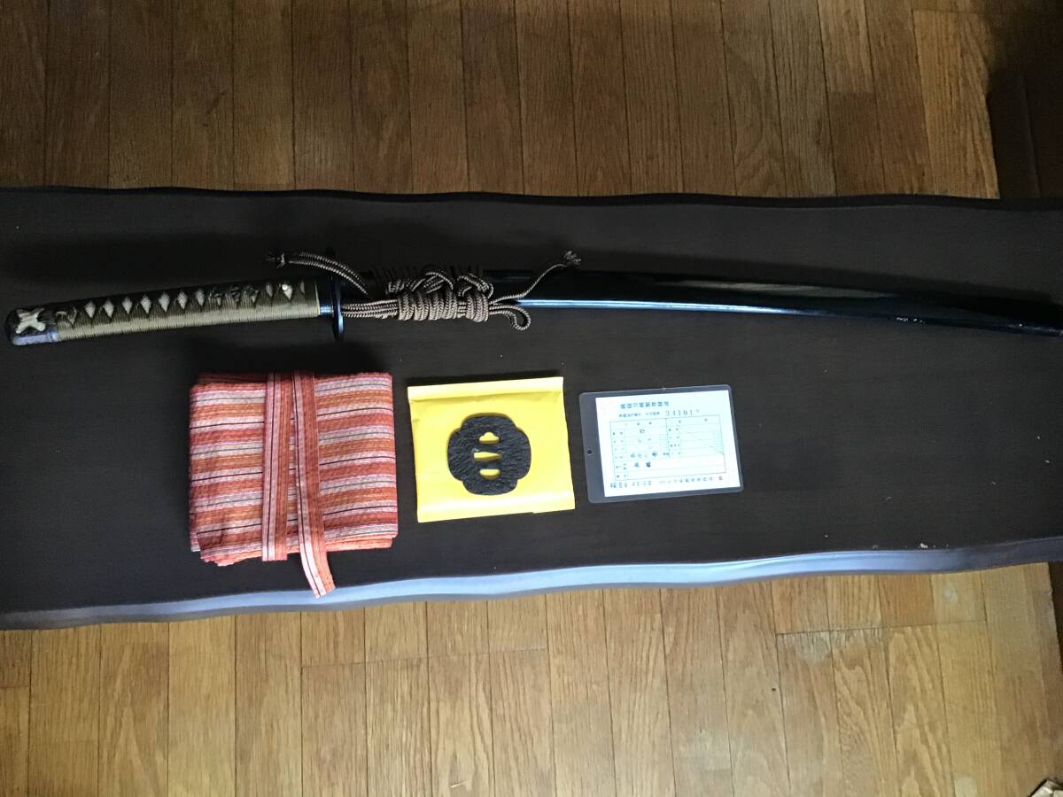 【刀】「備州長船祐定」刃長70.5cm 反り1.8cm 元幅3.0cm 先幅2.0cm 元重0.7cm 刀身のみ 刀剣 日本刀 居合 模造刀 模擬刀 骨董品