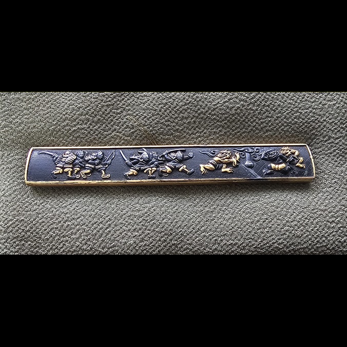 06-269 小柄 鬼退治図小柄 (脇後藤)