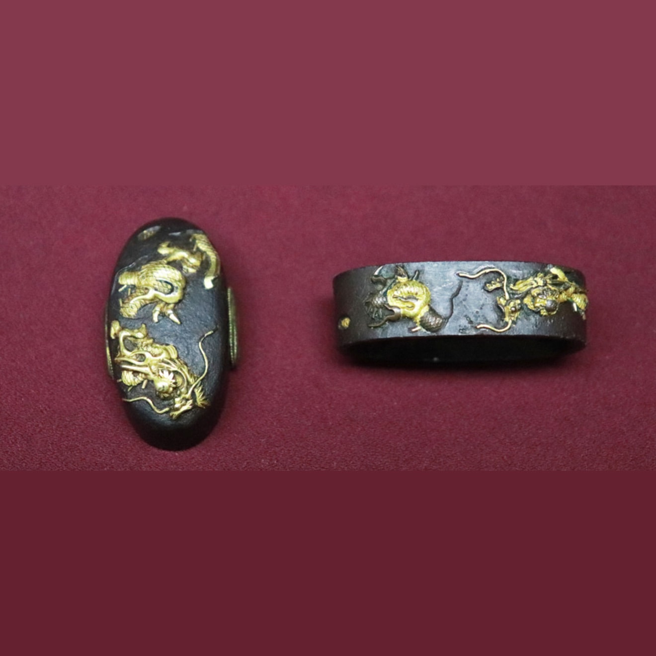 Fuchi-Kashira - 08-073 龍図 縁頭(歴)