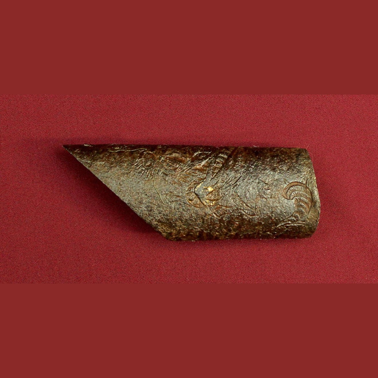 05-191 Kojiri Fittings Dragon Design Iron Ground