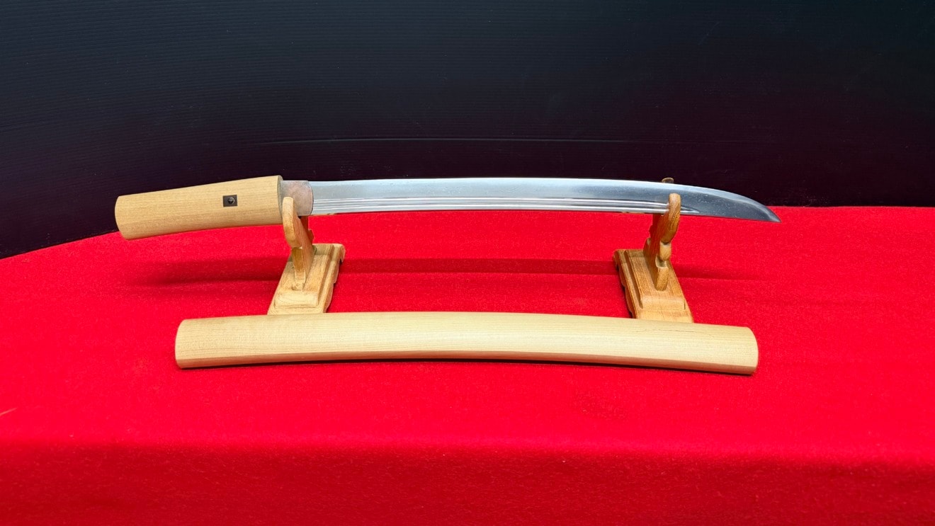 Wakizashi - Hozon - by Uda School - Mumei (Ko-Uda) - Hozon