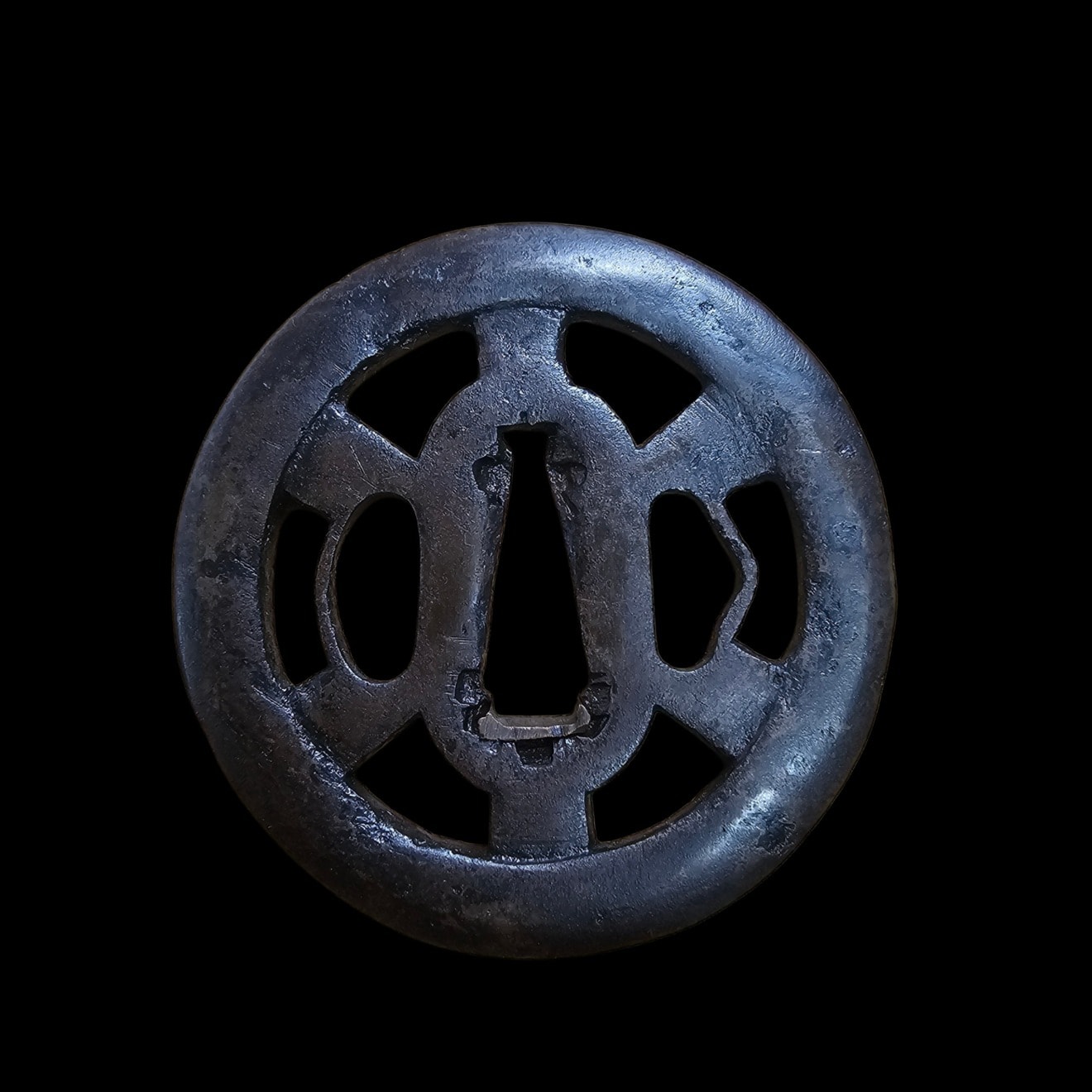 Tsuba - 03-576 Wheel Design